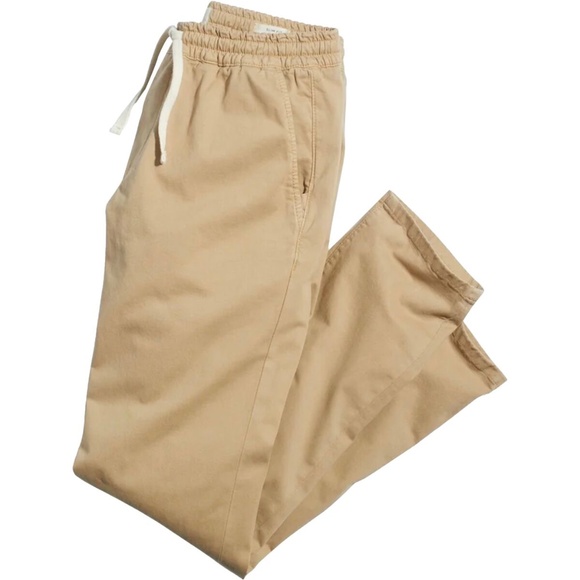 Marine Layer Faded Khaki Saturday Slim Fit Pant - Men's Large - Picture 3 of 10